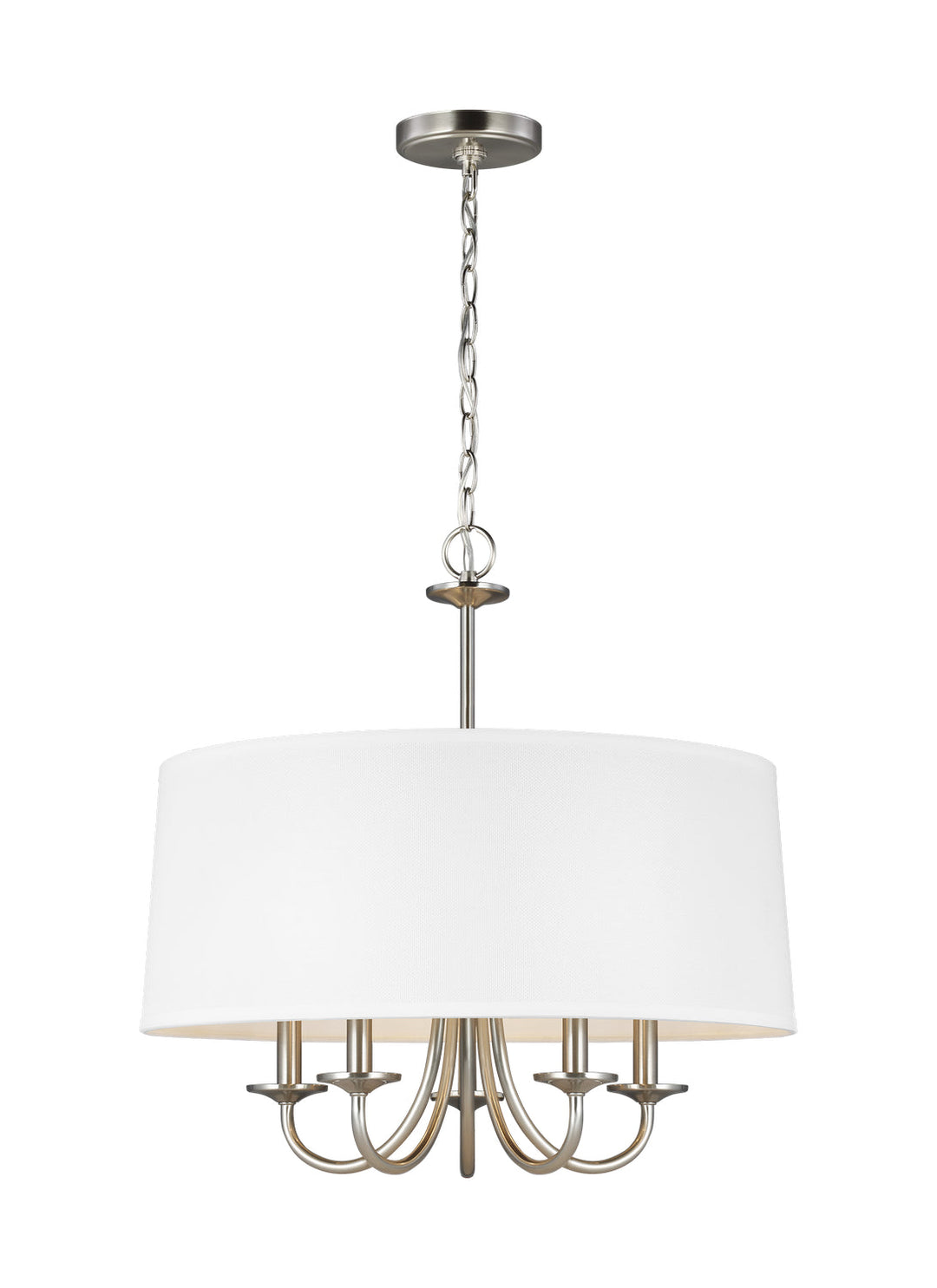 Generation Lighting. Five Light Chandelier