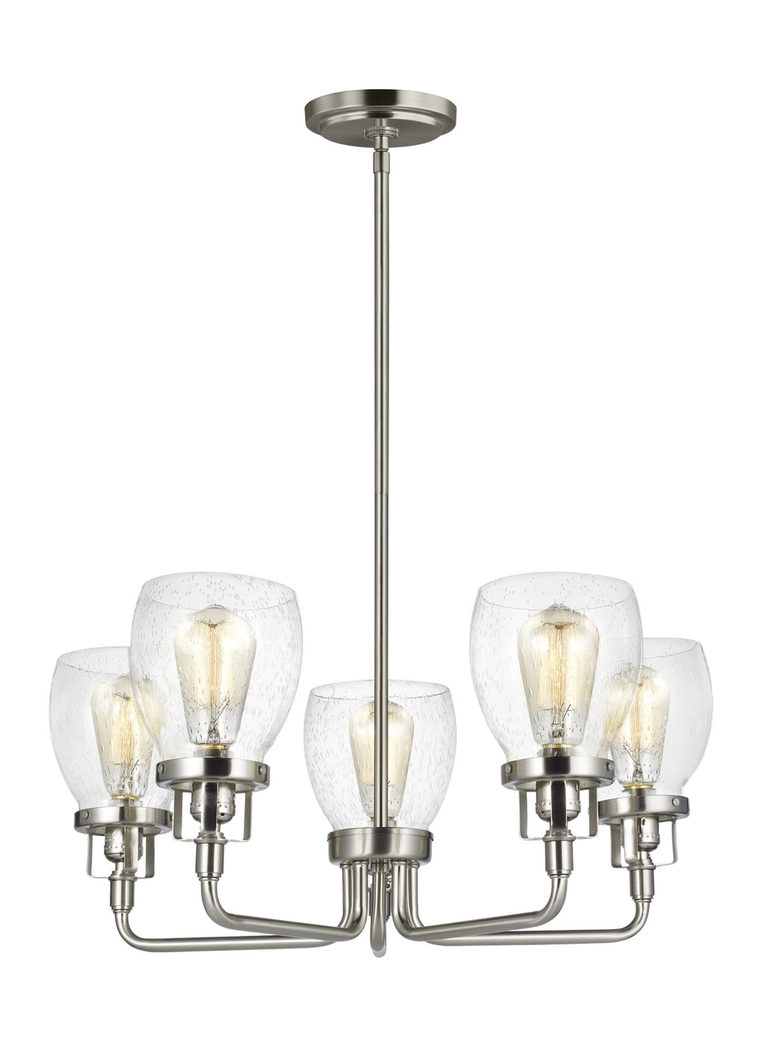 Generation Lighting. Five Light Chandelier