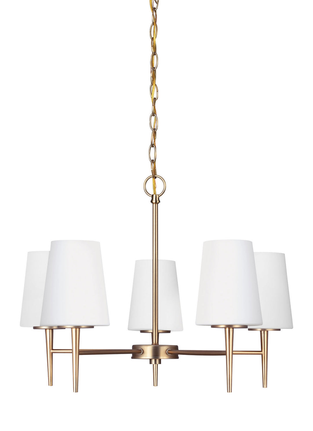 Generation Lighting. Five Light Chandelier