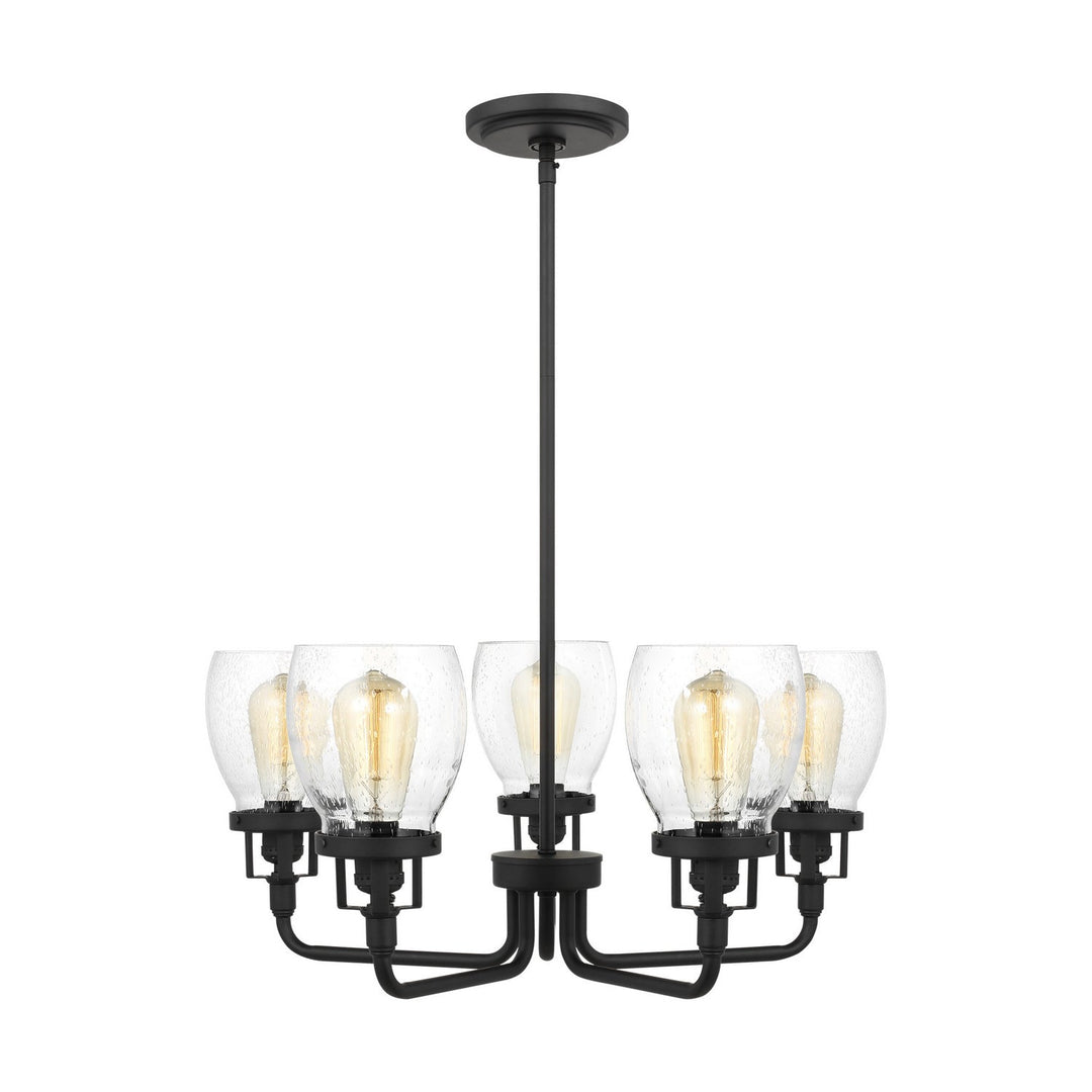 Generation Lighting. Five Light Chandelier