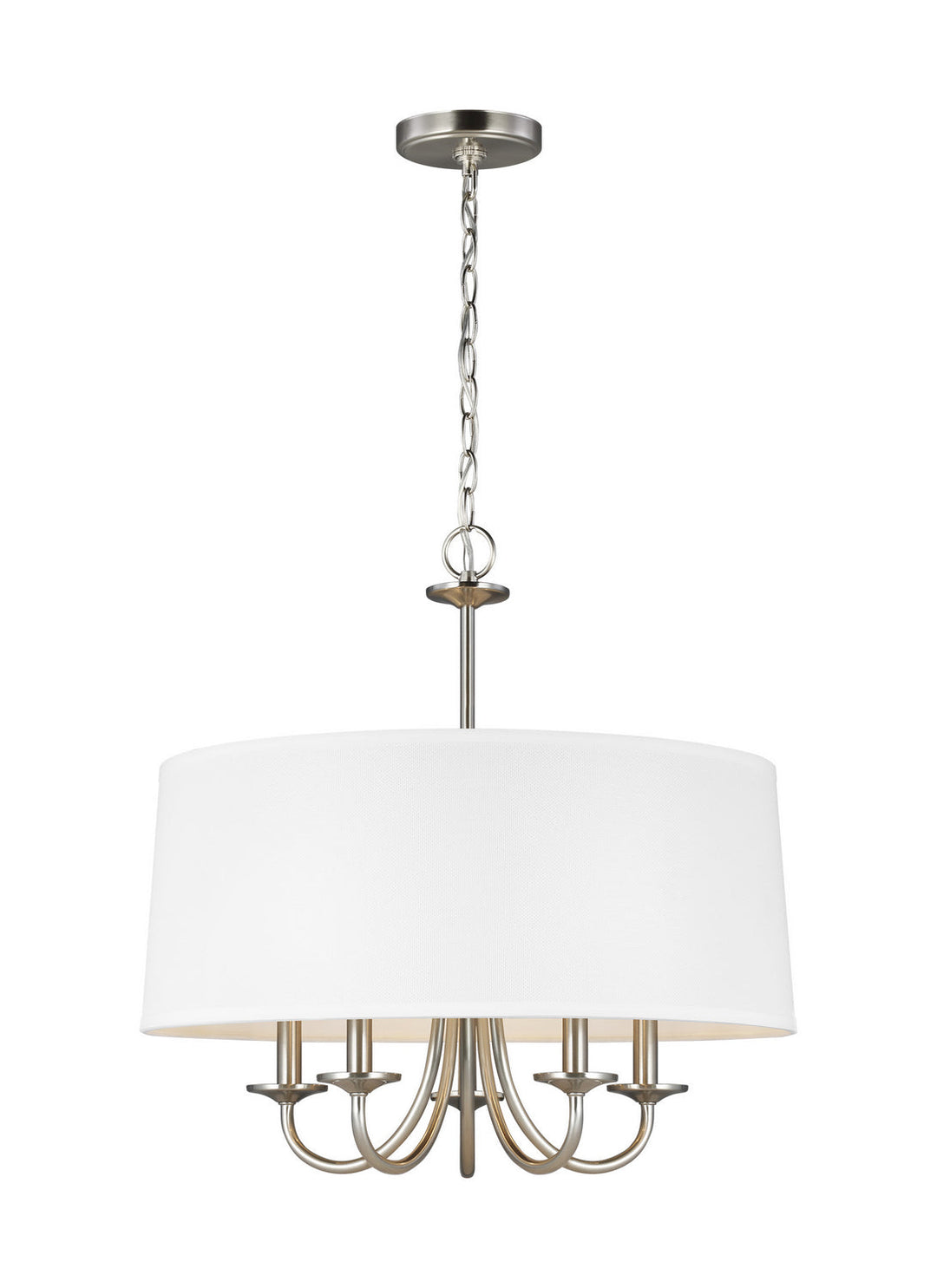 Generation Lighting. Five Light Chandelier