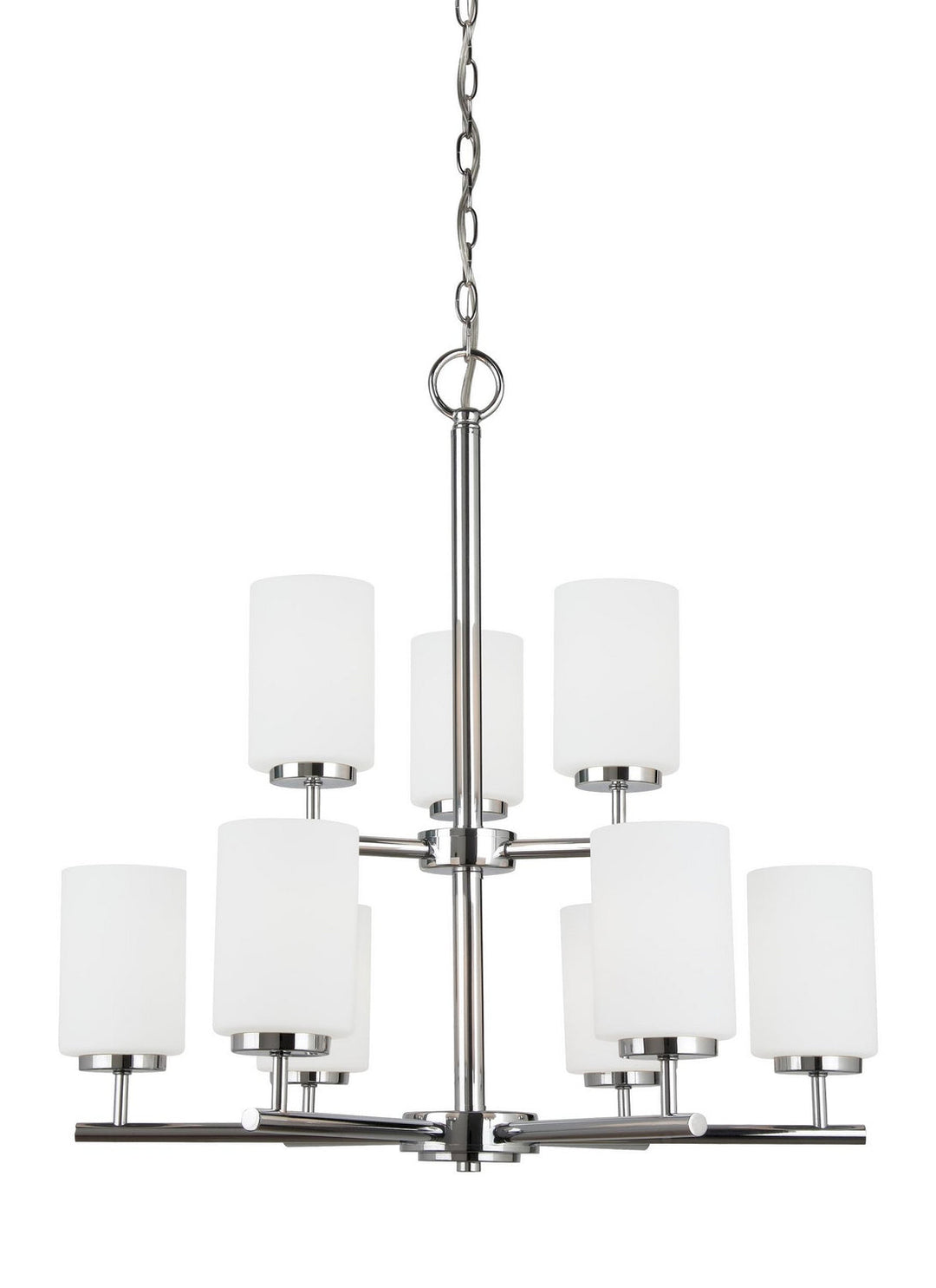 Generation Lighting. Nine Light Chandelier