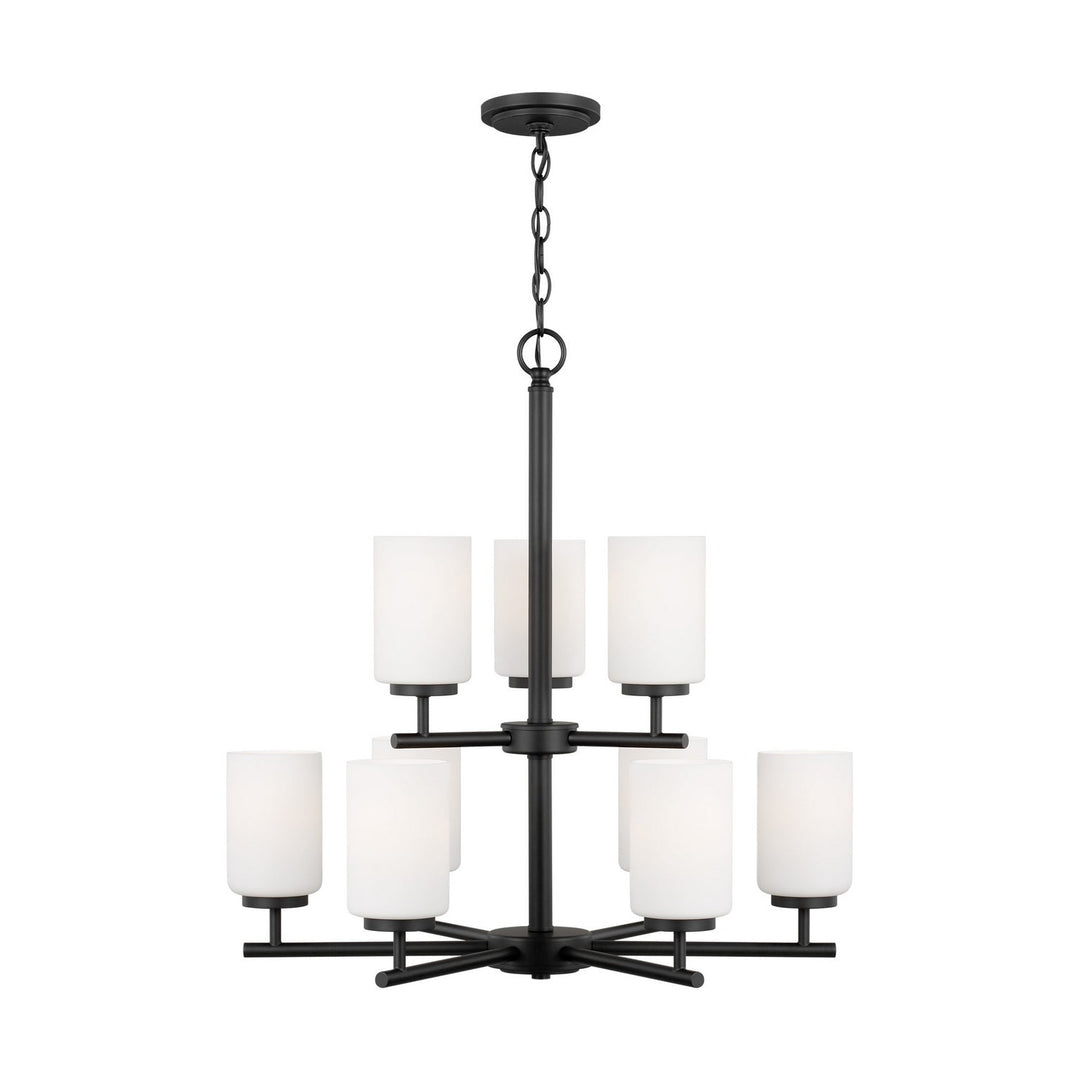 Generation Lighting. Nine Light Chandelier