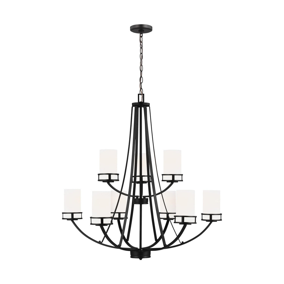 Generation Lighting. Nine Light Chandelier