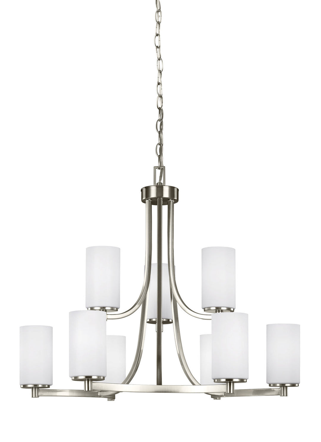 Generation Lighting. Nine Light Chandelier