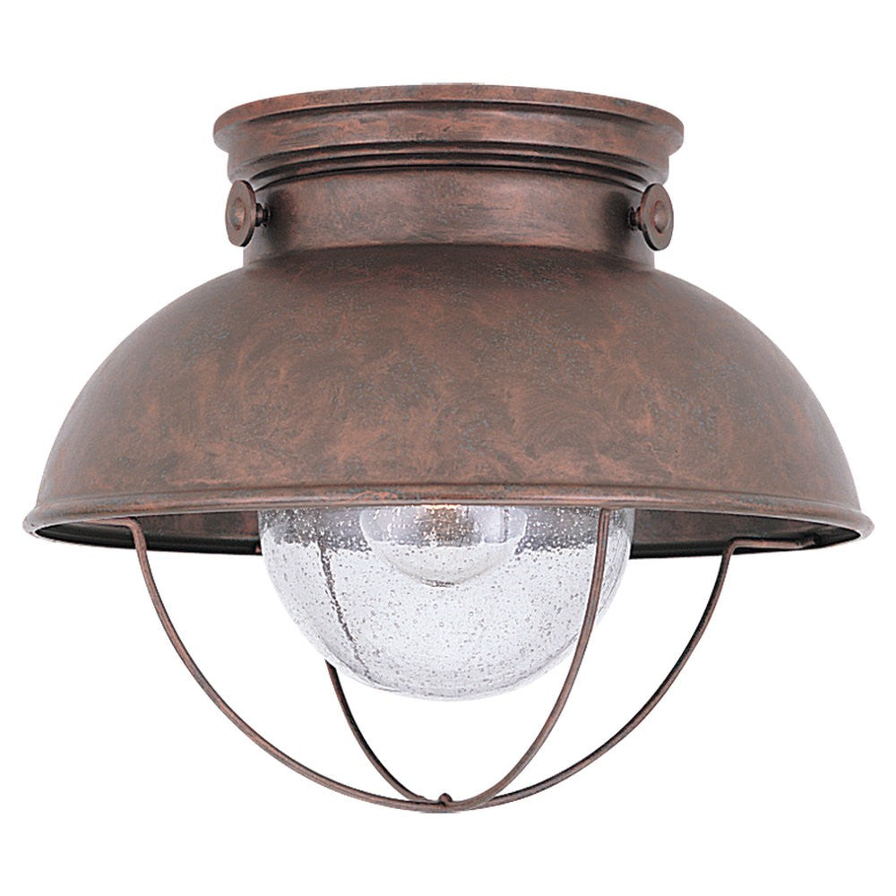 Generation Lighting. One Light Outdoor Flush Mount