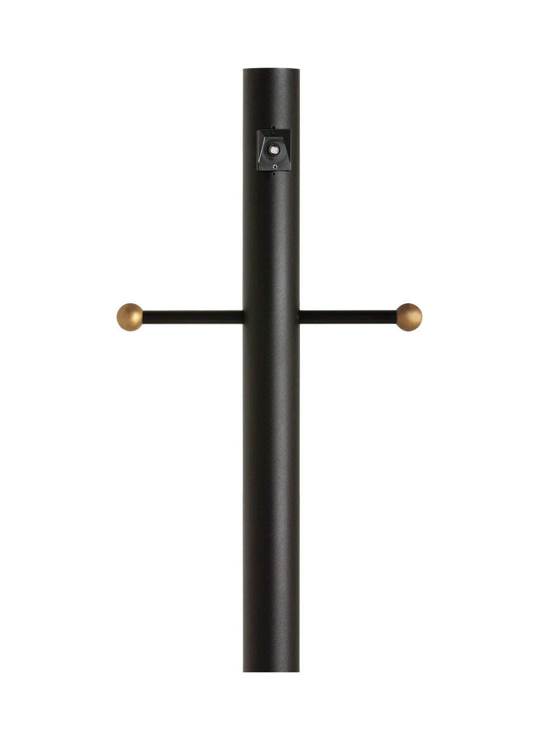 Generation Lighting. Post with Ladder Rest and Photo Cell