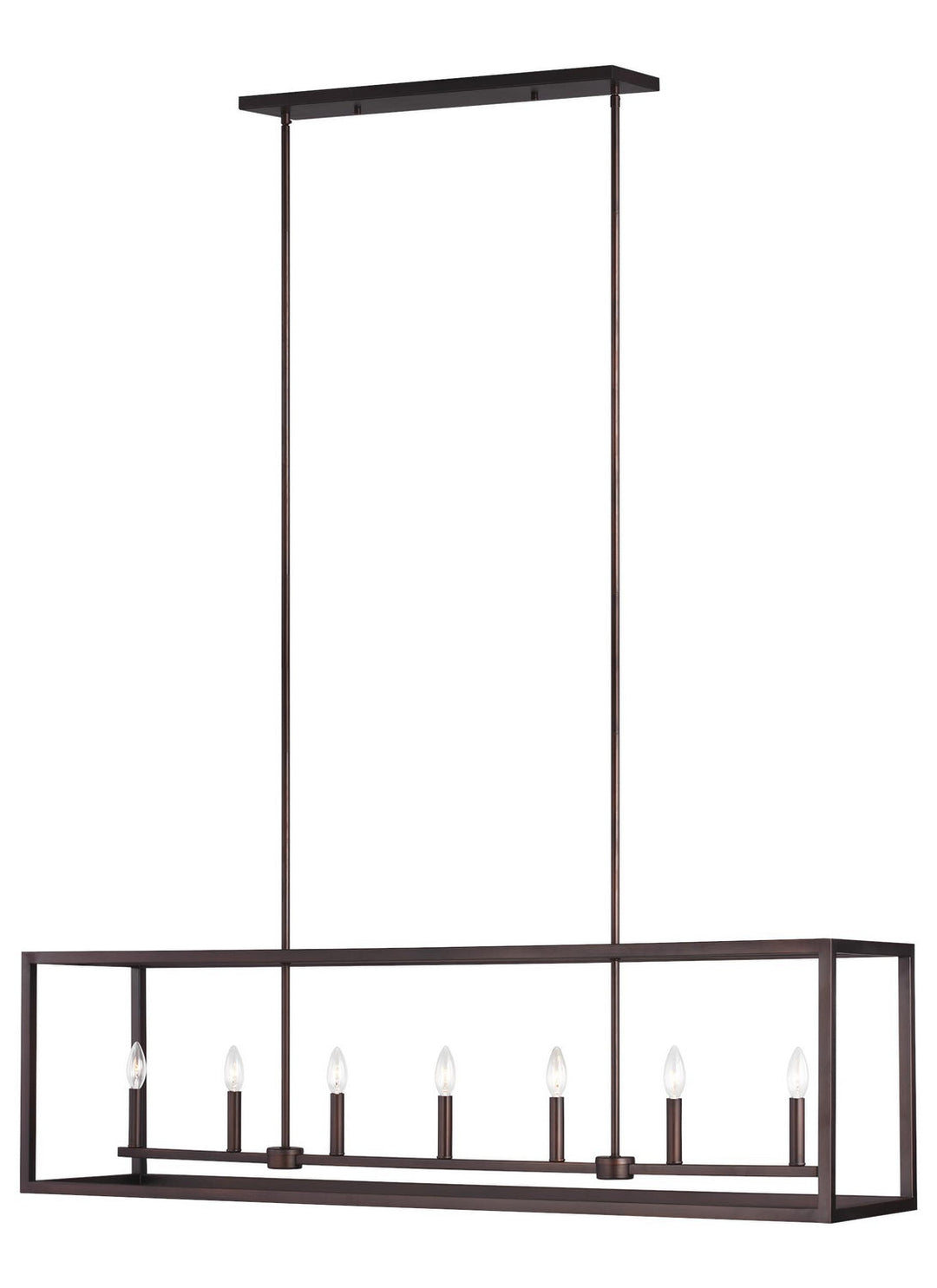 Generation Lighting. Seven Light Island Pendant