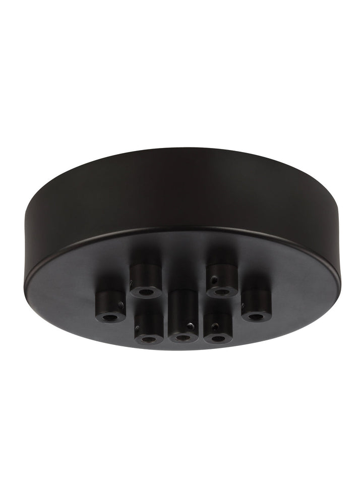 Generation Lighting. Seven Light Multi-Port Canopy with Swag Hooks