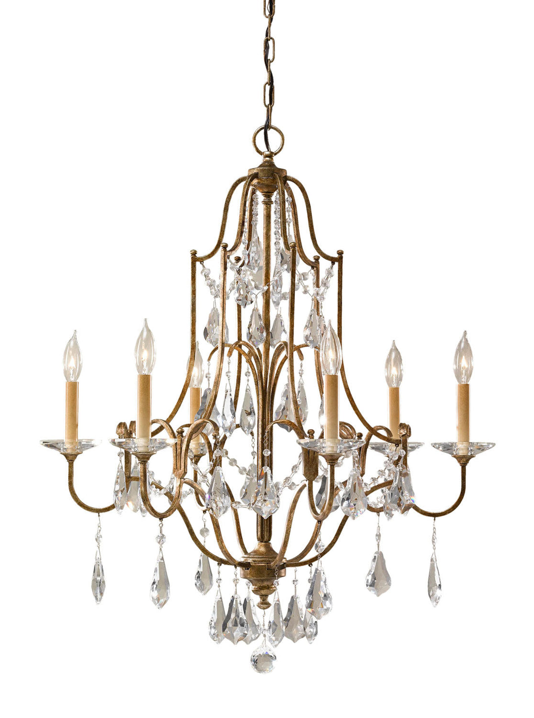 Generation Lighting. Six Light Chandelier