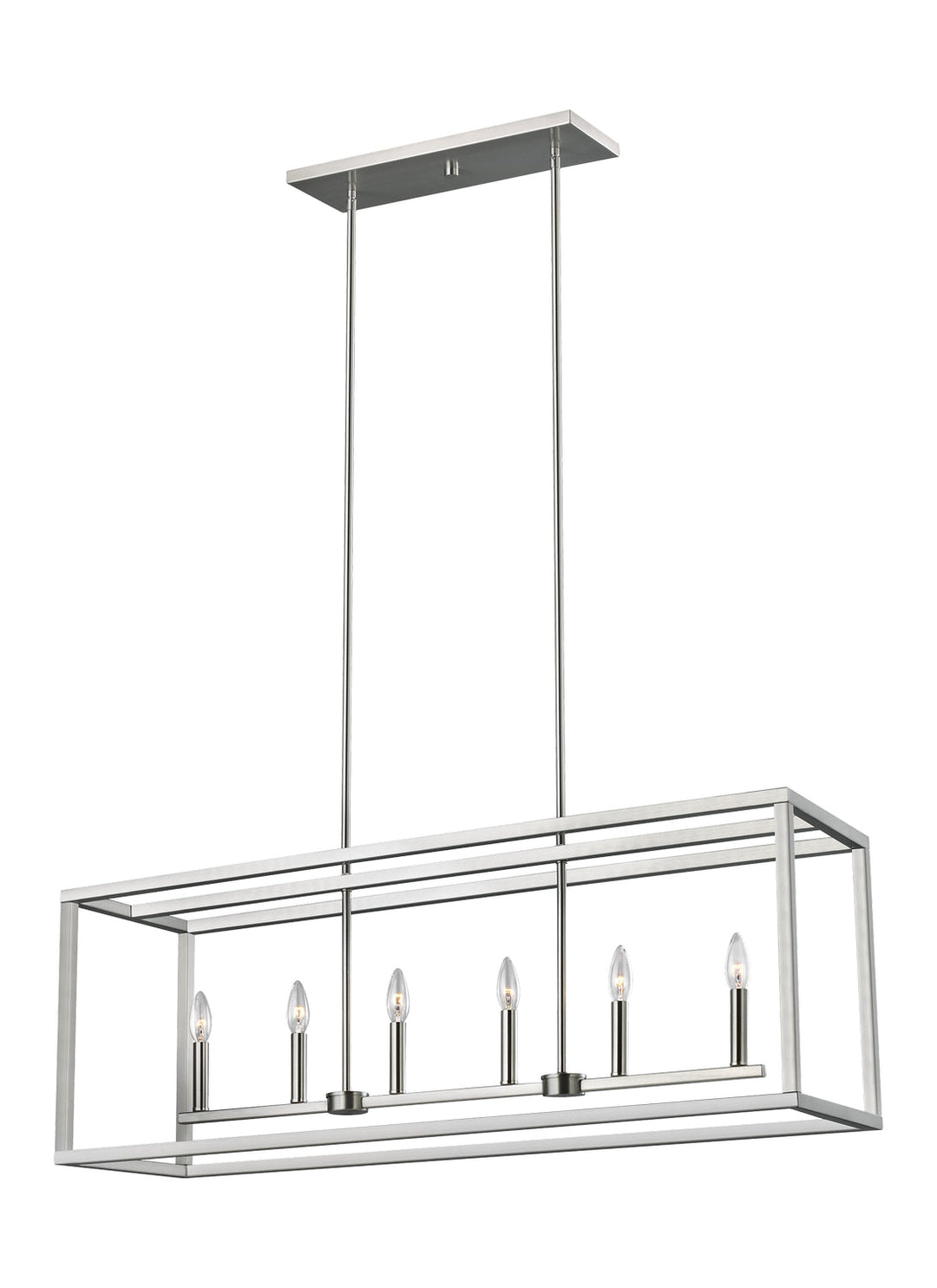 Generation Lighting. Six Light Island Pendant