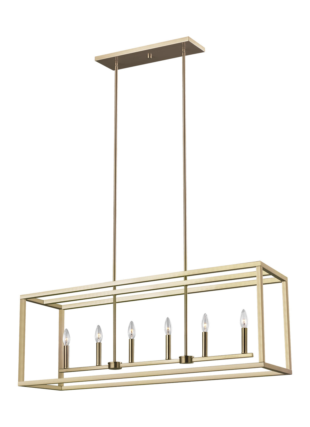 Generation Lighting. Six Light Island Pendant