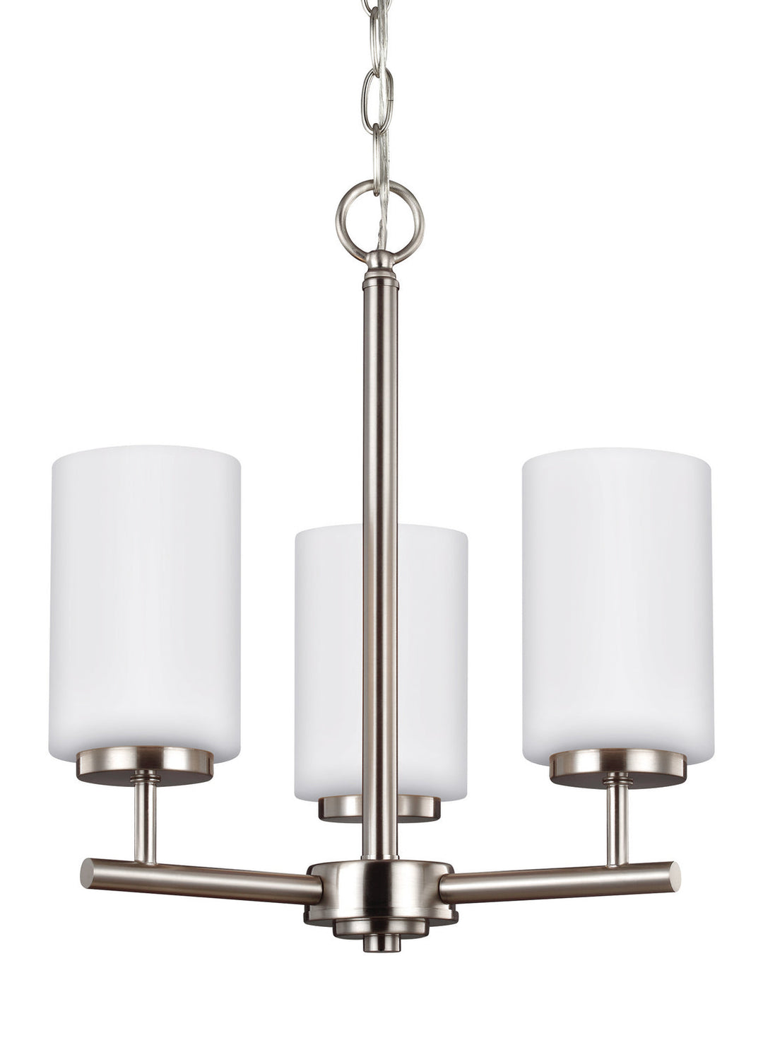 Generation Lighting. Three Light Chandelier
