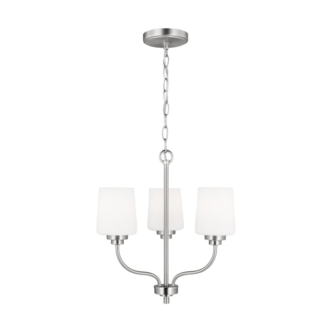 Generation Lighting. Three Light Chandelier
