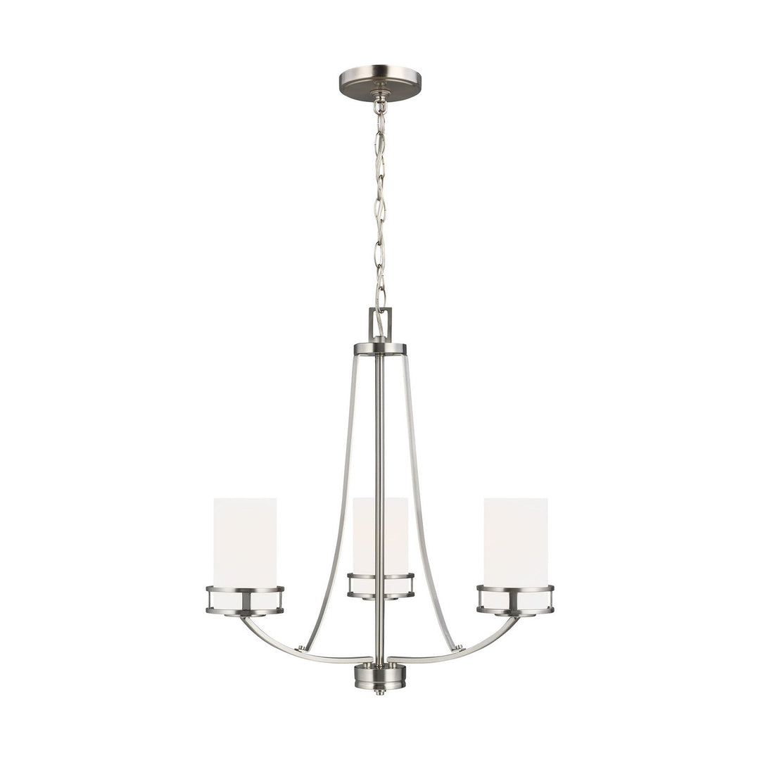 Generation Lighting. Three Light Chandelier