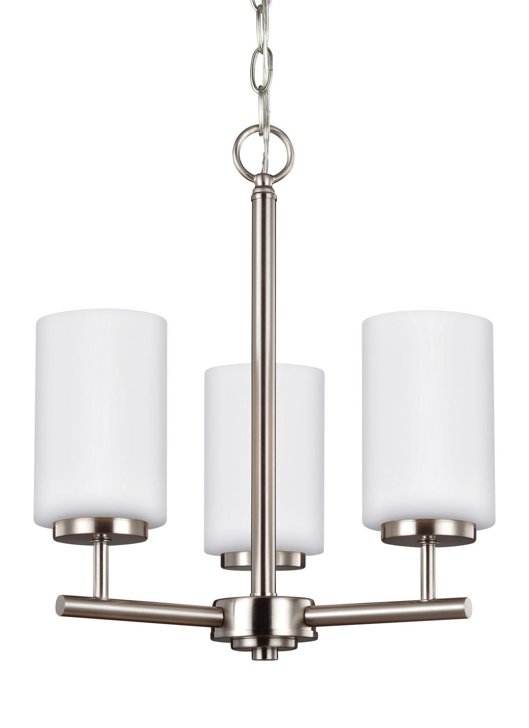 Generation Lighting. Three Light Chandelier