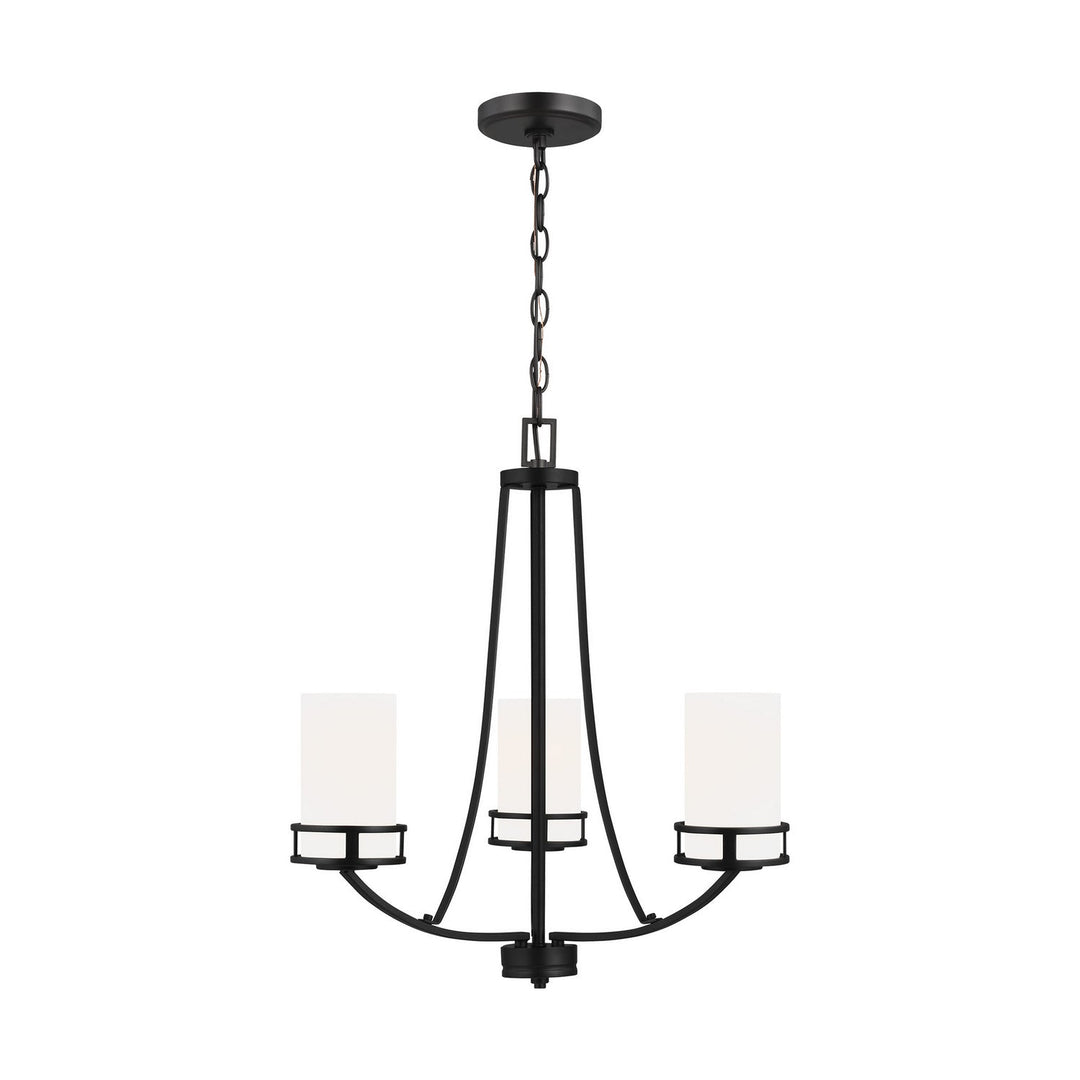 Generation Lighting. Three Light Chandelier
