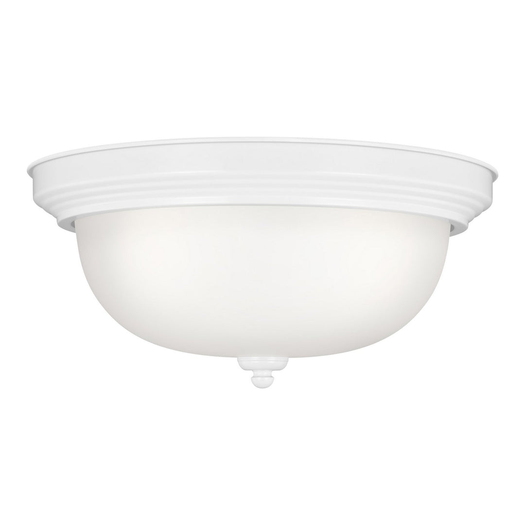 Generation Lighting. Three Light Flush Mount