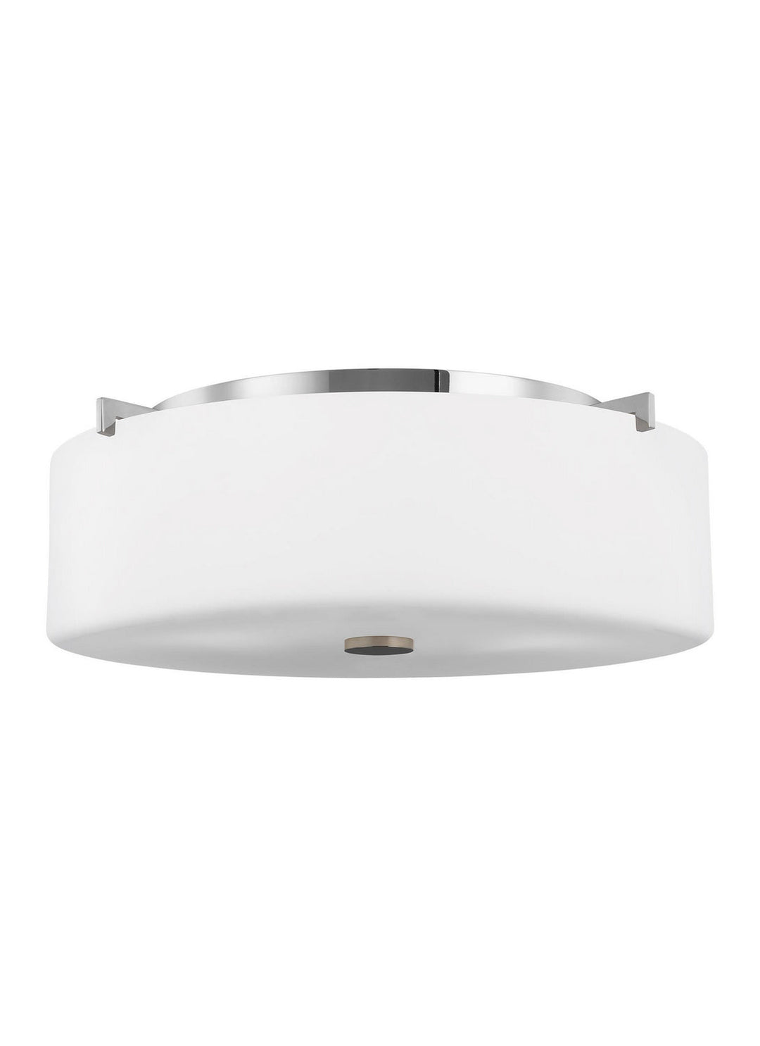 Generation Lighting. Three Light Flush Mount