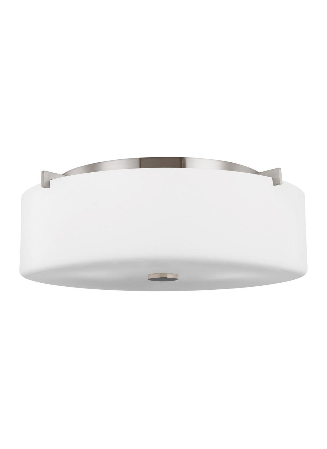 Generation Lighting. Three Light Flush Mount
