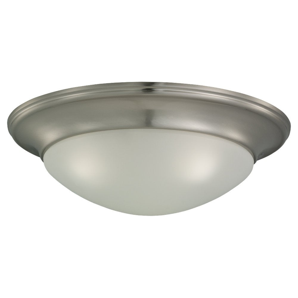 Generation Lighting. Three Light Flush Mount