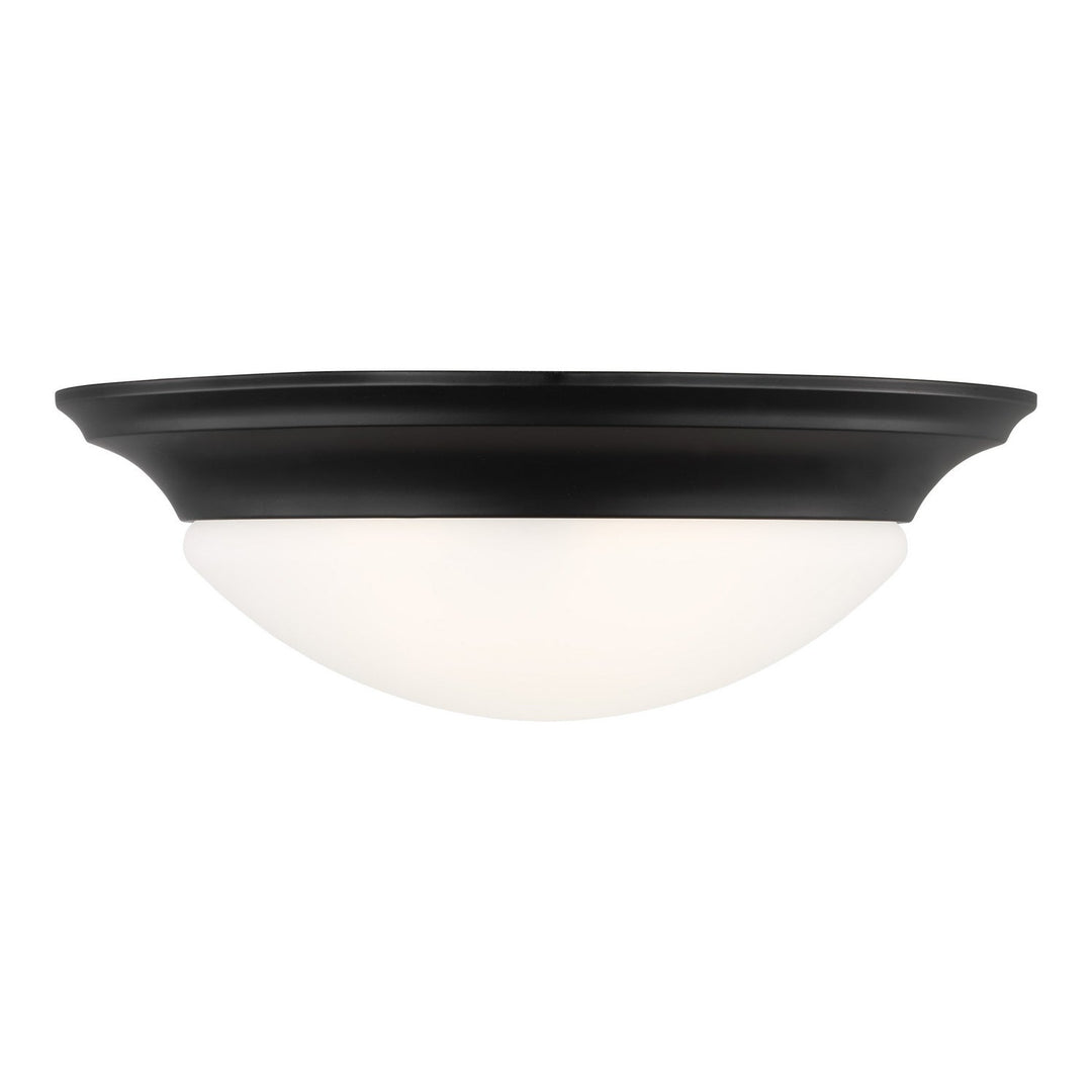 Generation Lighting. Three Light Flush Mount