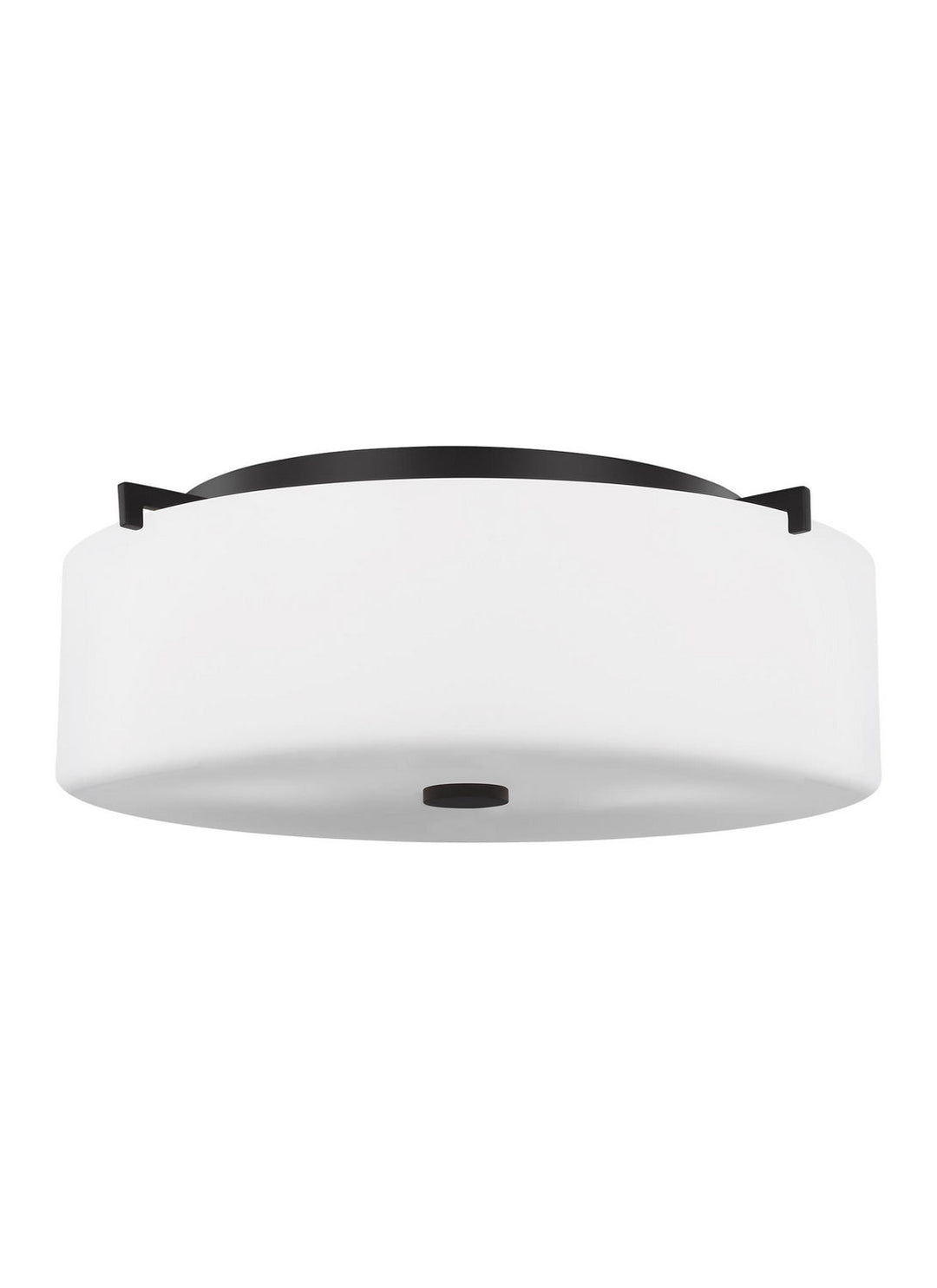 Generation Lighting. Three Light Flush Mount