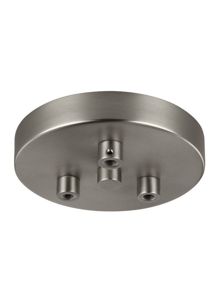 Generation Lighting. Three Light Multi-Port Canopy with Swag Hooks
