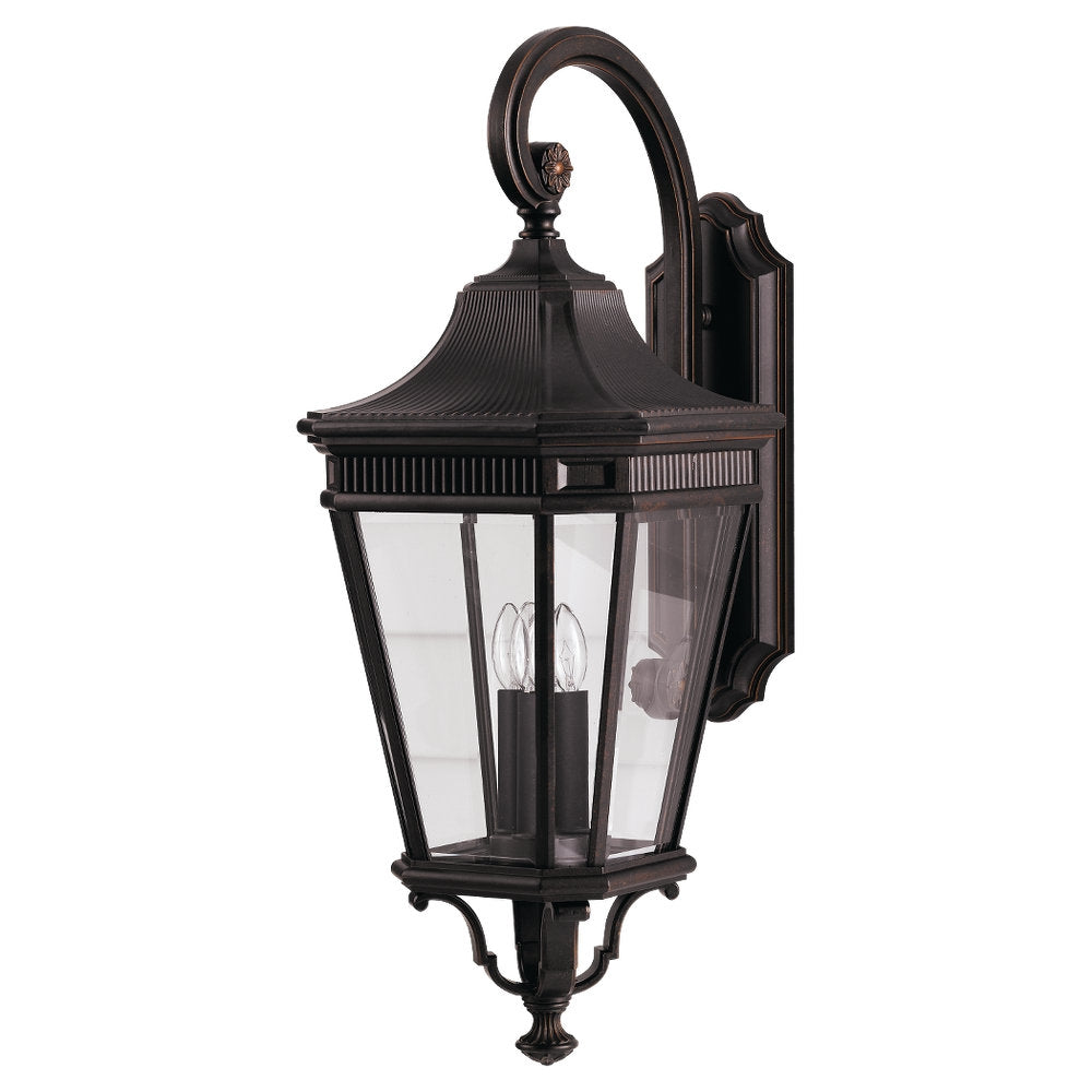 Generation Lighting. Three Light Outdoor Fixture