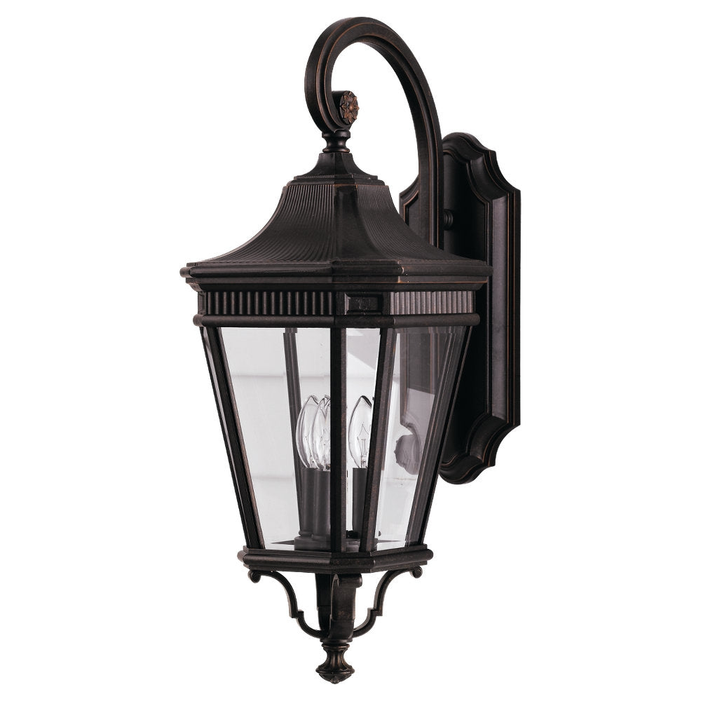 Generation Lighting. Three Light Outdoor Fixture