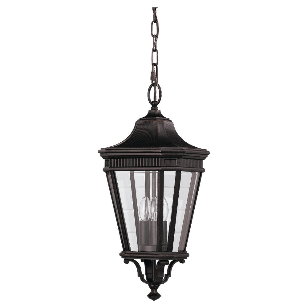Generation Lighting. Three Light Outdoor Fixture