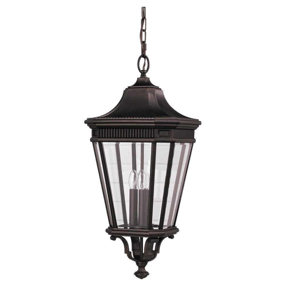Generation Lighting. Three Light Outdoor Fixture