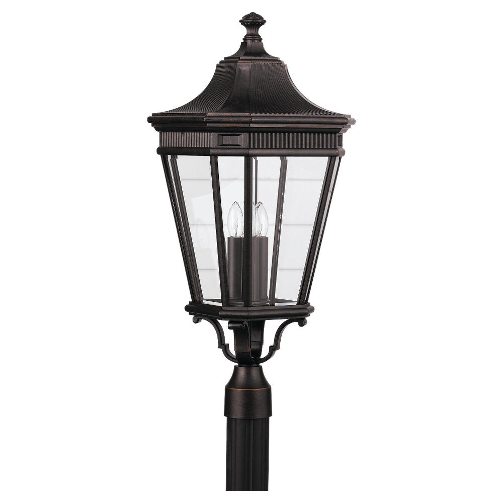 Generation Lighting. Three Light Outdoor Fixture