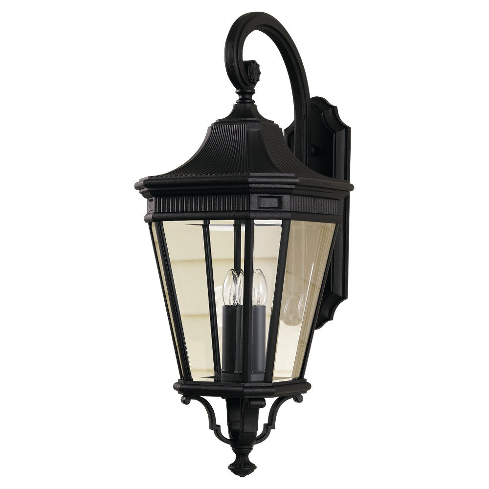 Generation Lighting. Three Light Outdoor Fixture