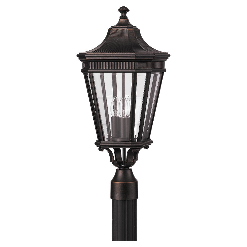 Generation Lighting. Three Light Outdoor Fixture