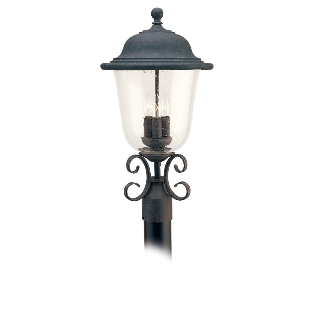 Generation Lighting. Three Light Outdoor Post Lantern