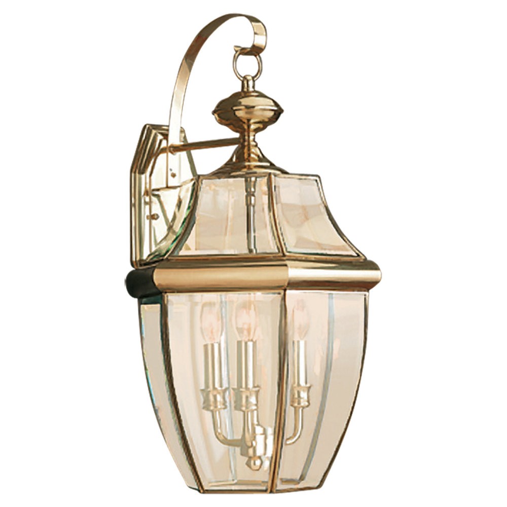 Generation Lighting. Three Light Outdoor Wall Lantern