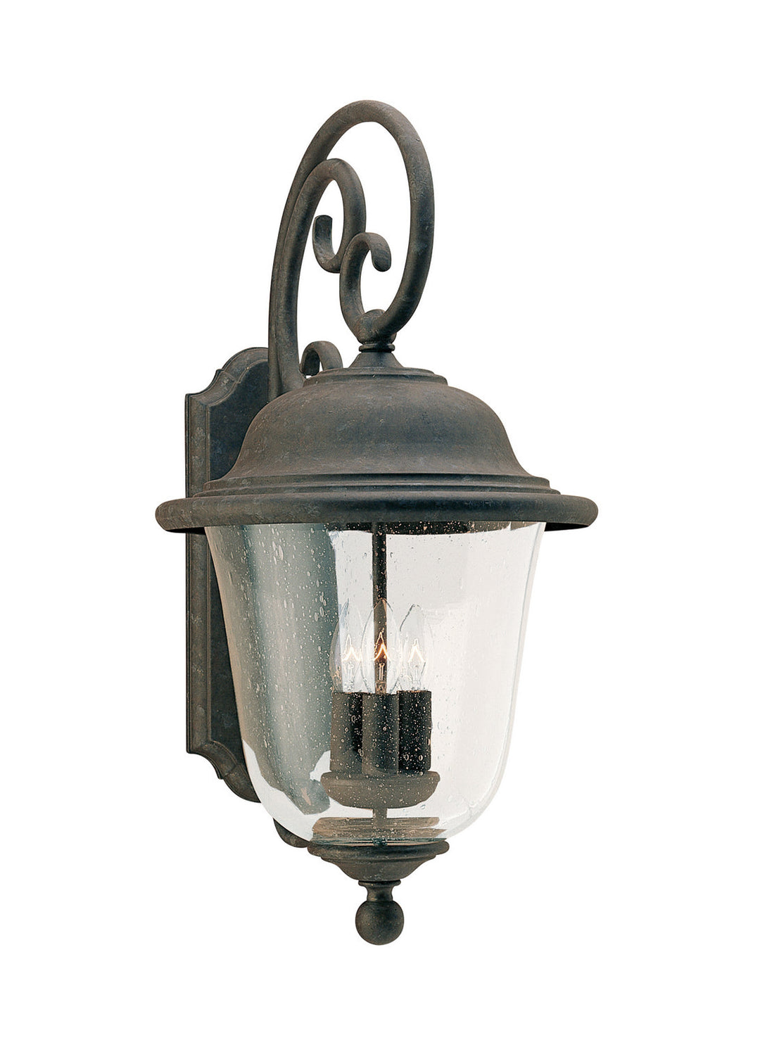 Generation Lighting. Three Light Outdoor Wall Lantern