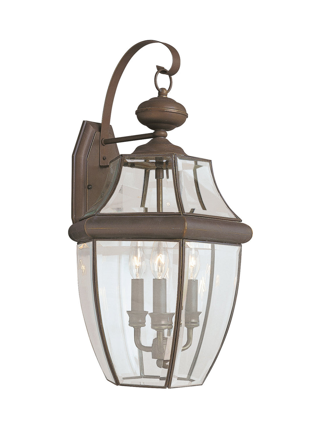 Generation Lighting. Three Light Outdoor Wall Lantern