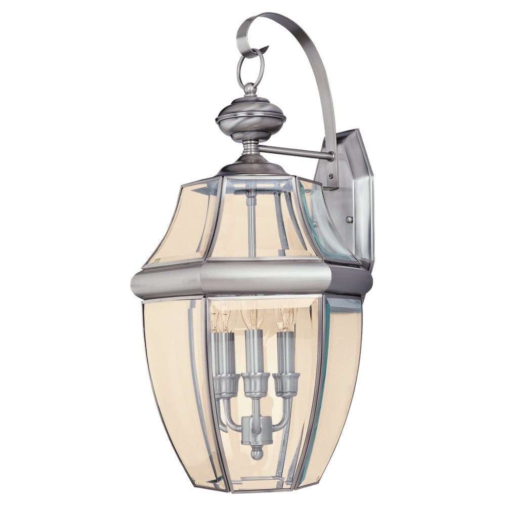 Generation Lighting. Three Light Outdoor Wall Lantern