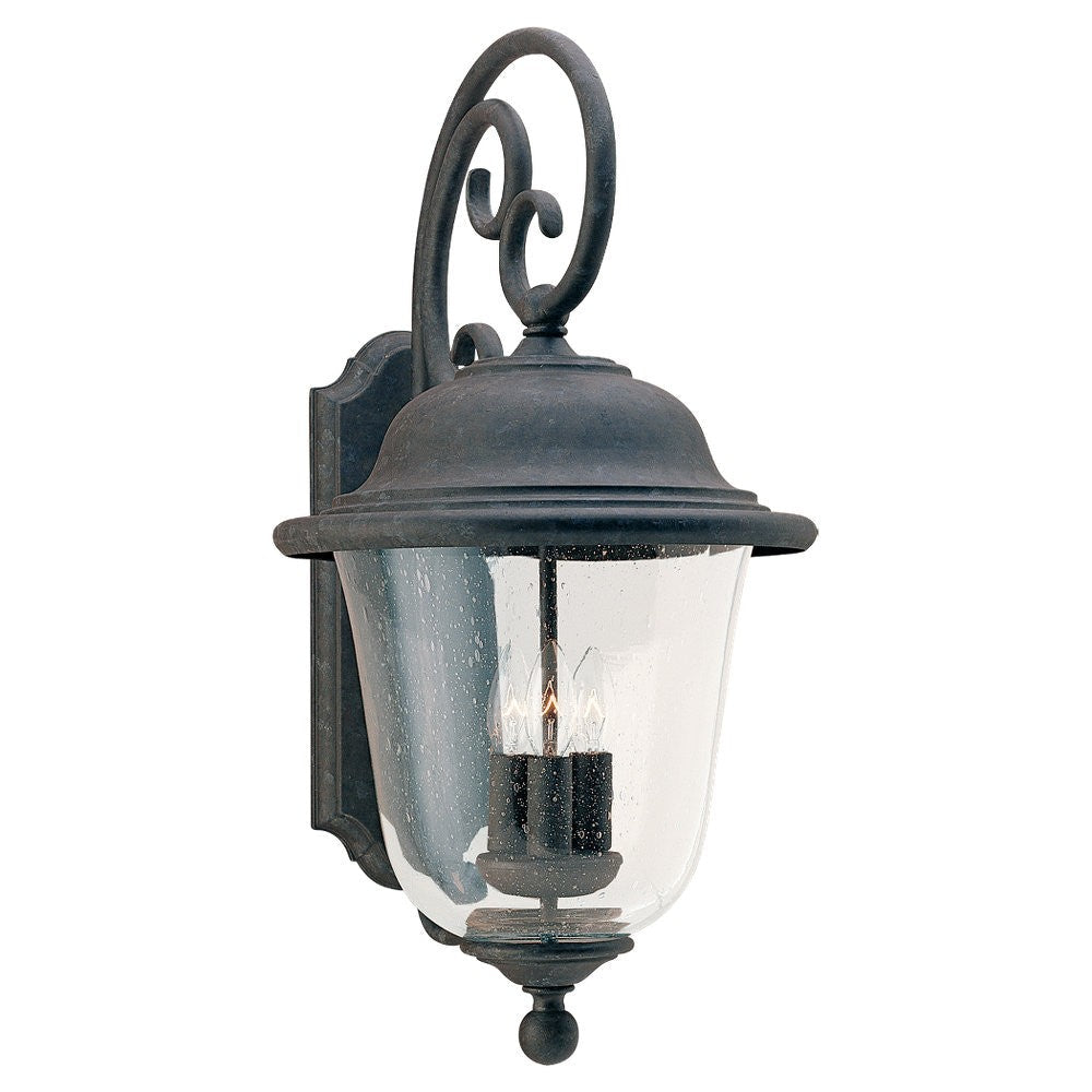 Generation Lighting. Three Light Outdoor Wall Lantern