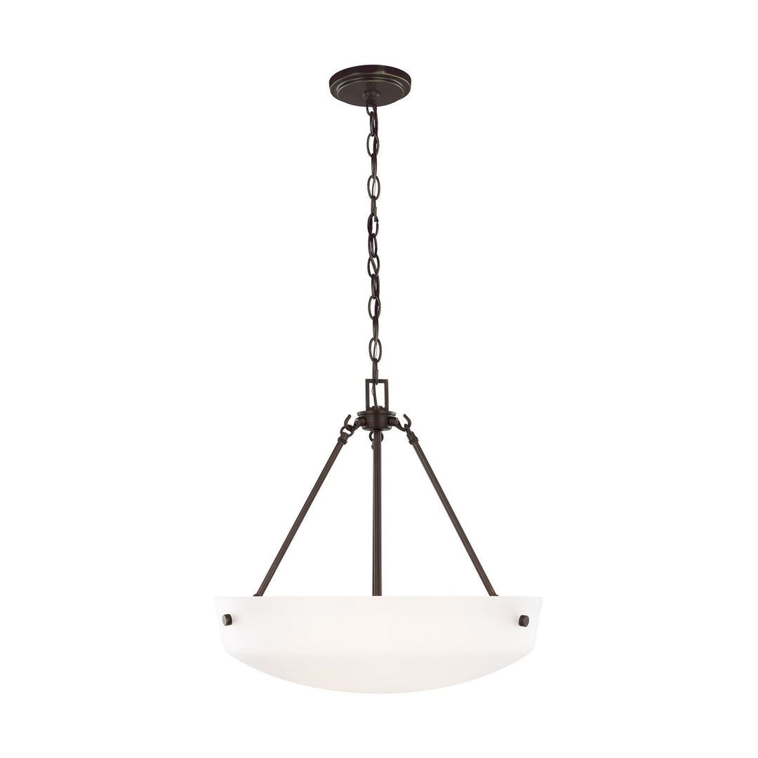 Generation Lighting. Three Light Pendant