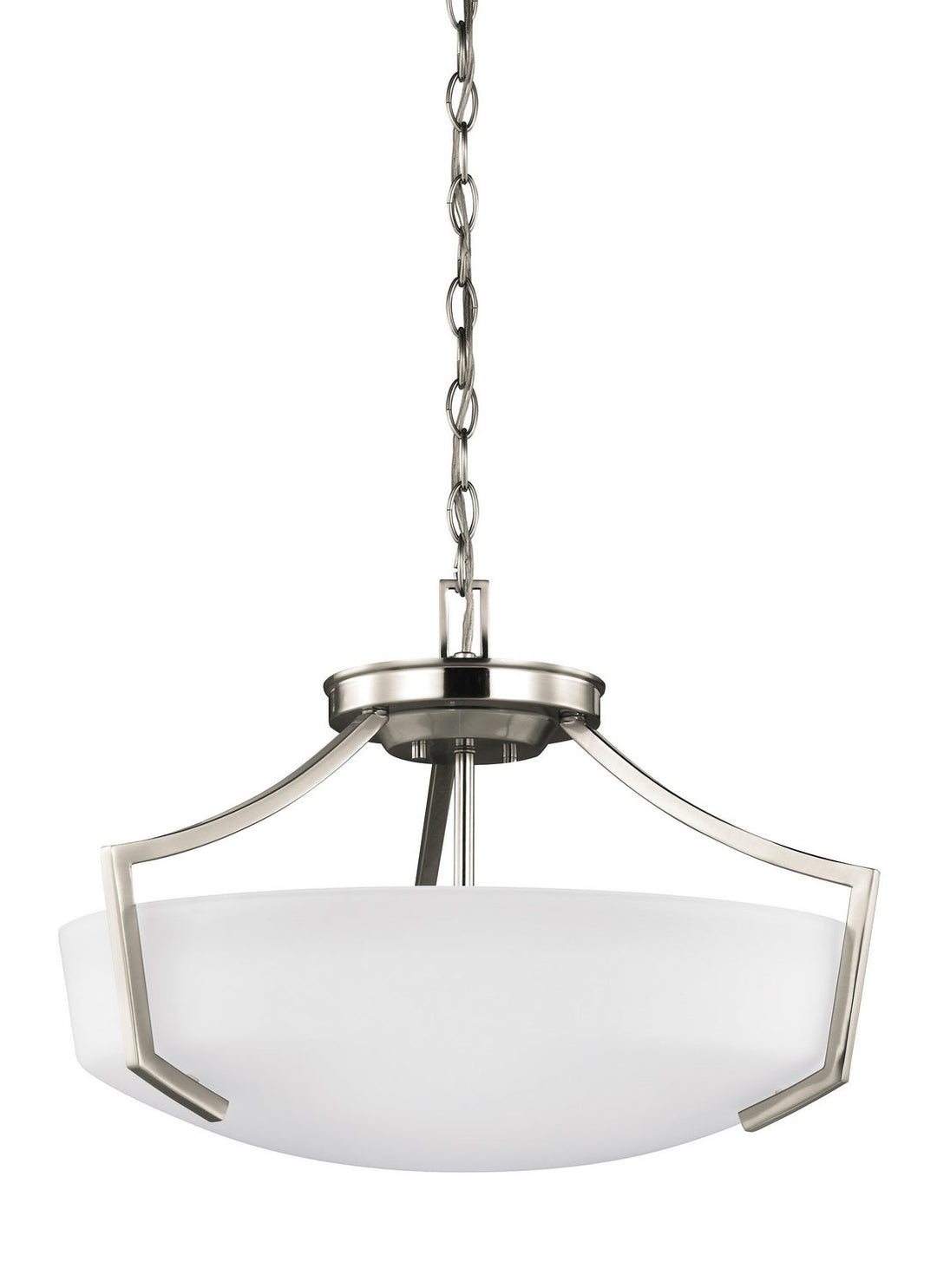Generation Lighting. Three Light Semi-Flush Convertible Pendant