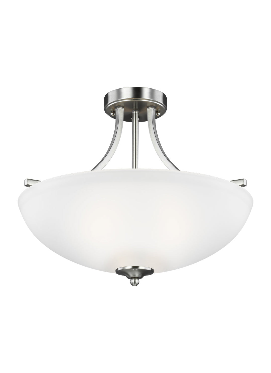 Generation Lighting. Three Light Semi-Flush Convertible Pendant