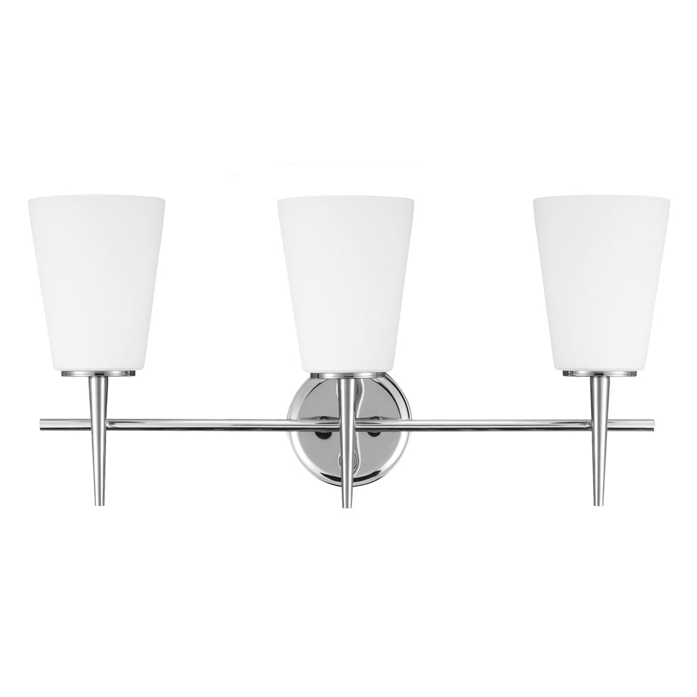 Generation Lighting. Three Light Wall / Bath