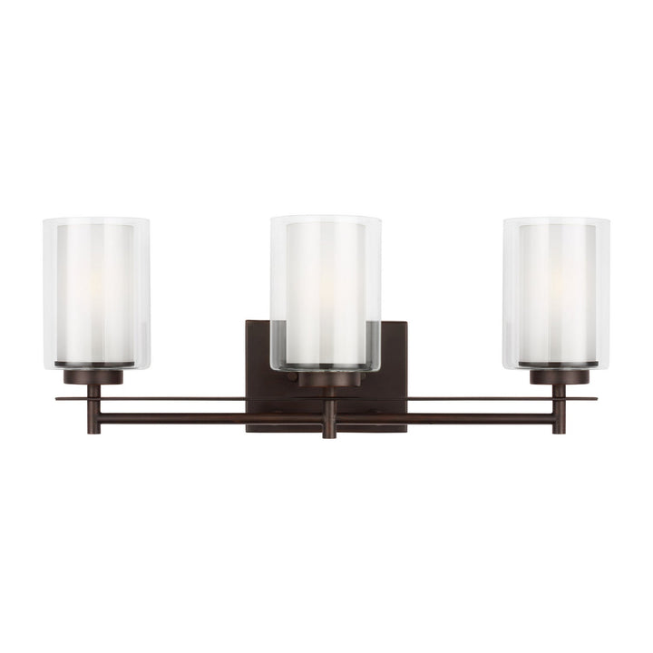 Generation Lighting. Three Light Wall / Bath