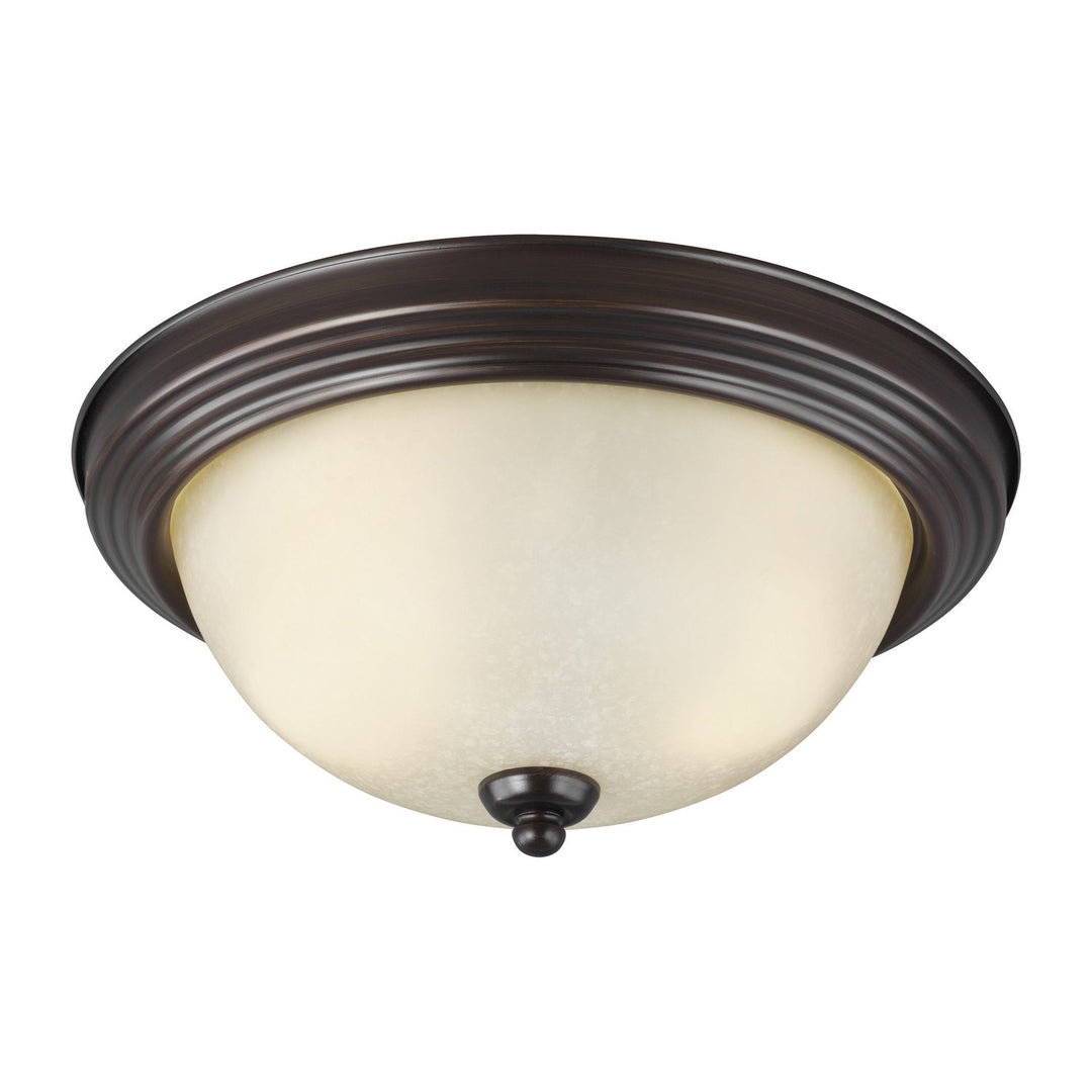 Generation Lighting. Two Light Flush Mount