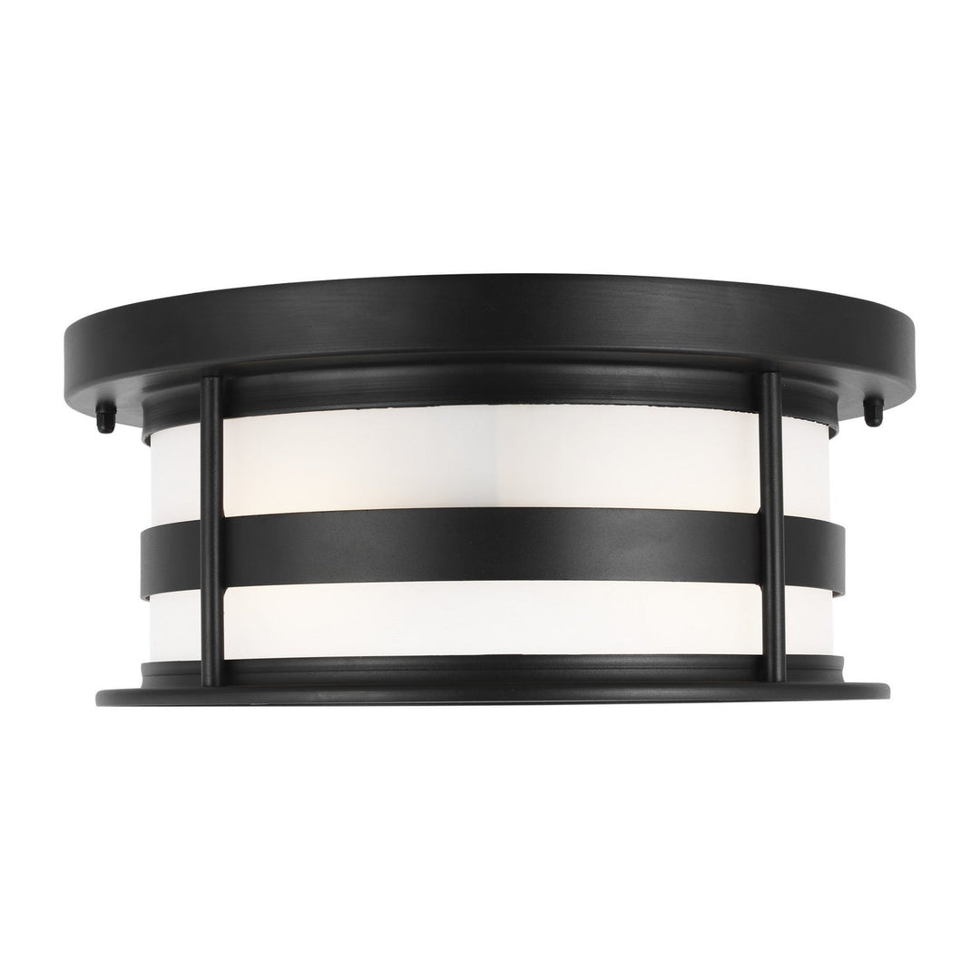 Generation Lighting. Two Light Outdoor Flush Mount