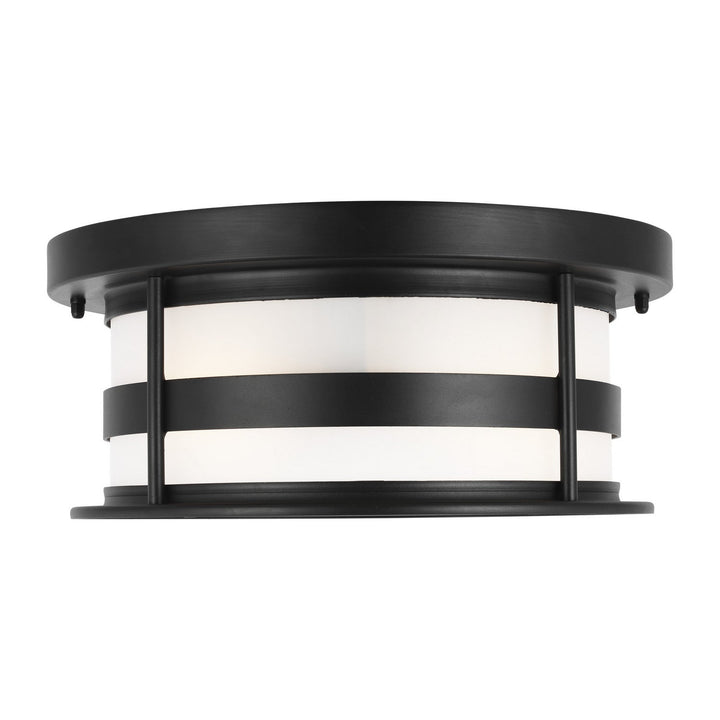 Generation Lighting. Two Light Outdoor Flush Mount