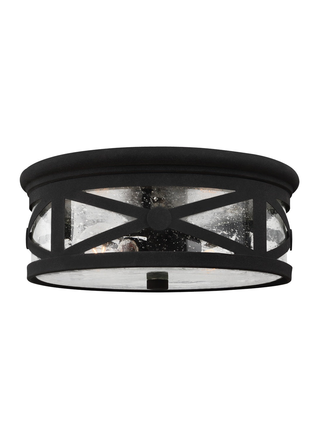 Generation Lighting. Two Light Outdoor Flush Mount
